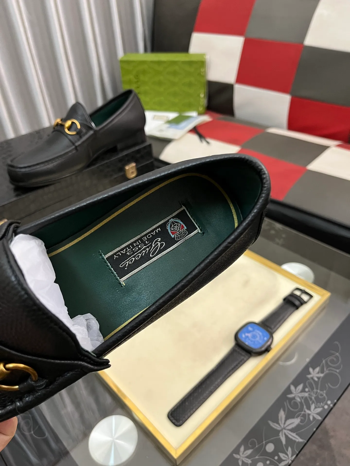 Men's Men's Shoes 💰540⌚️⌚️【GUCCI】The most popular classic Gucci leather shoes. Synchronized with the official website, the upper is made of Italian first-layer cowhide ➕cowhide lining, with unique brand and unique craftsmanship. Highlighting the hot style of the new year. Stop hesitating, stop wandering, get it now. Digital: 38--444️⃣colors available